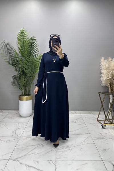 Ayliz Elbise Lacivert Lacivert