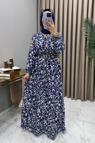 Bahar Elbise Lacivert Lacivert