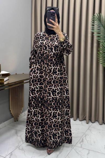 Bengü Takım Leopar Cepli Leopar