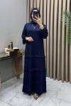 Bergen Elbise Lacivert Lacivert