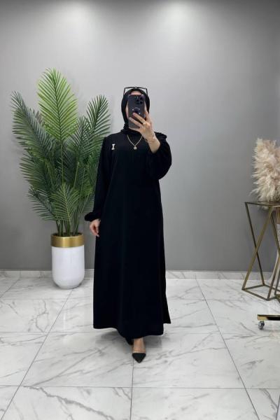 Berna Elbise Siyah Siyah