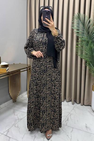 Berrin Elbise Siyah Siyah