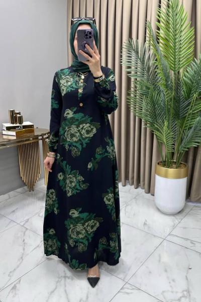 Bilge Elbise Zümrüt Zümrüt