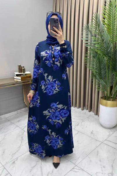 Bilge Elbise Lacivert Lacivert