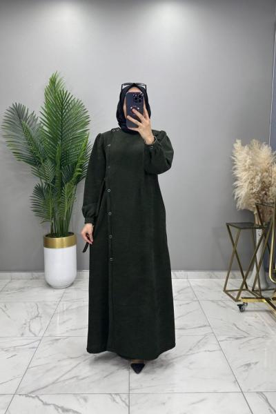 Bilge Süet Nubuk Ferace Haki Haki