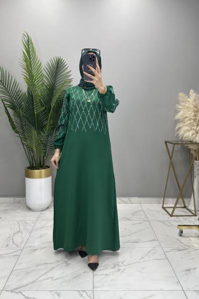 Çisem Abiye Elbise Zümrüt Zümrüt