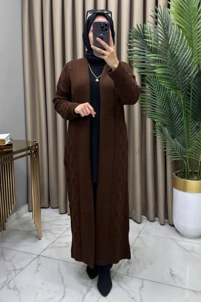 Derin Hırka Kahve Kahverengi