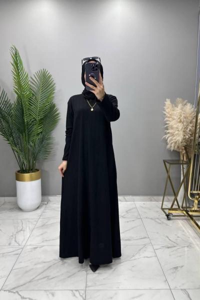 Dicle Elbise Siyah Siyah
