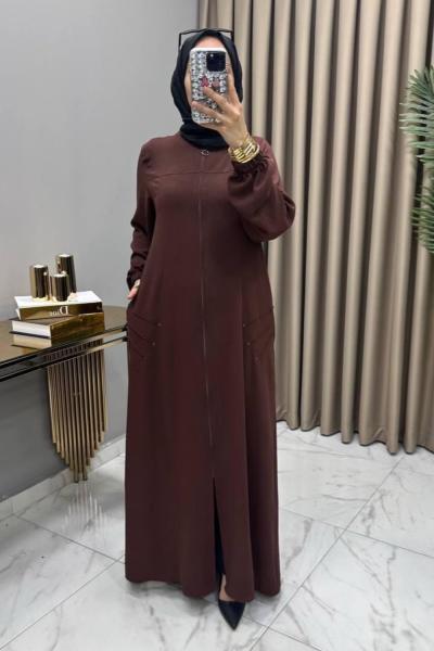 Ela Ferace Kahve Kahverengi