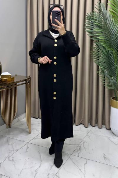 Endam Hırka Kap Siyah Siyah