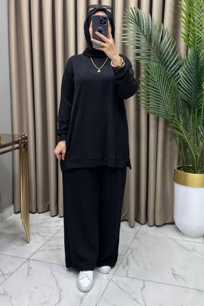 Erva Takım Siyah Siyah