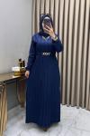 Eylül Elbise Lacivert  Lacivert