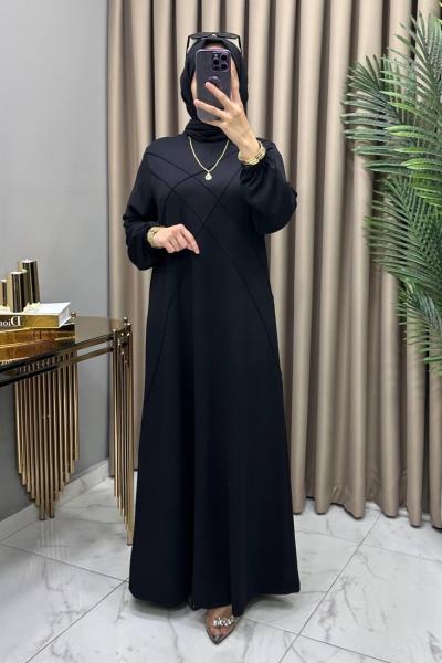 Ezel Elbise Siyah Siyah