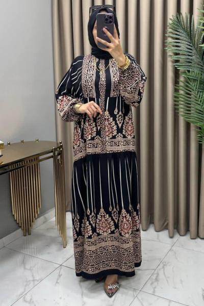 Göksel Elbise Siyah Siyah