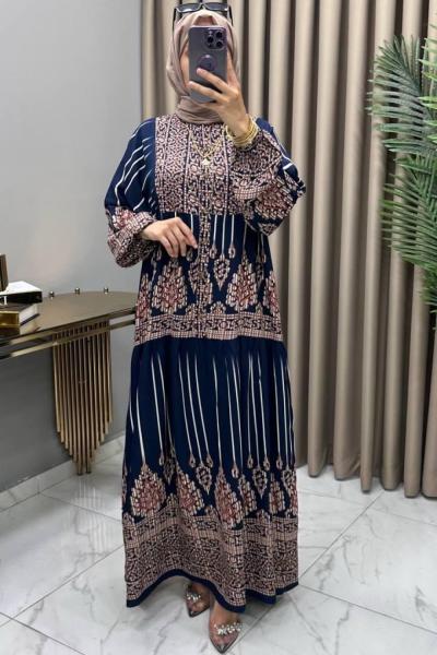 Göksel Elbise Lacivert Lacivert