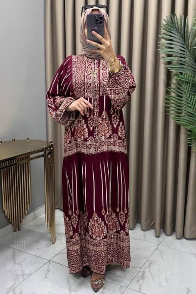 Göksel Elbise Bordo  Bordo