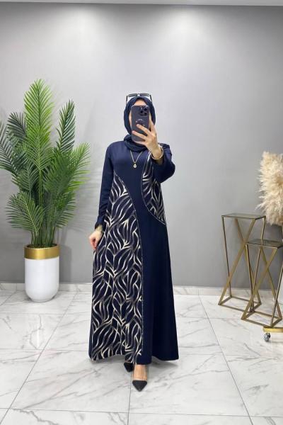 Gözde Elbise Lacivert Lacivert