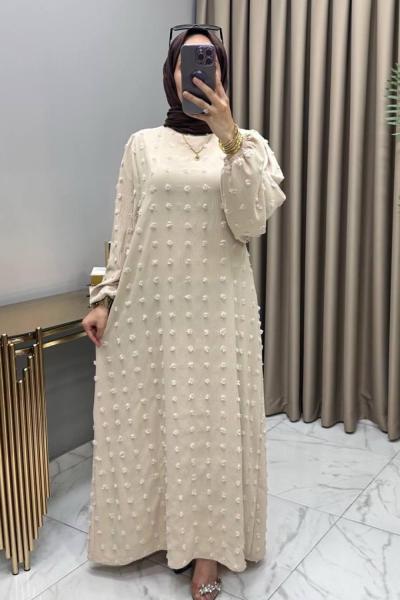 Gülru Elbise Taş Taş Rengi