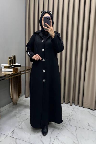 Havva Kaşe Kaban Siyah Siyah