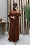 Hilal Elbise Kahve Kahverengi