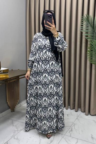 İzel Elbise Siyah Siyah