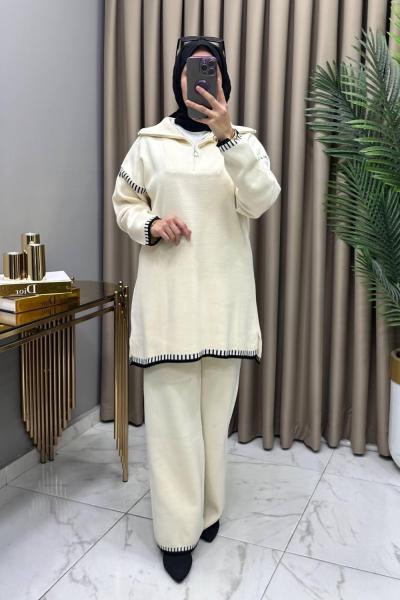 Kevser Triko Takım Taş Taş Rengi