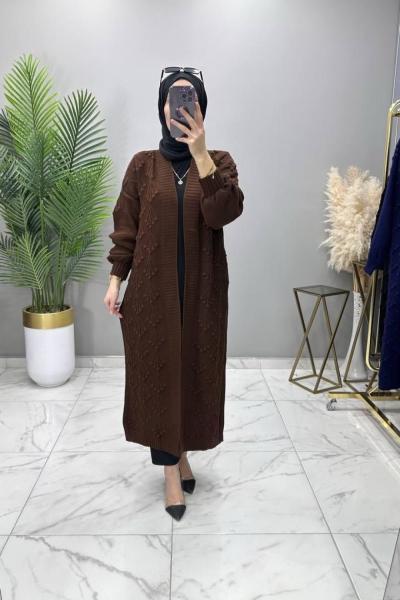 Kiraz Hırka Kahverengi Kahverengi