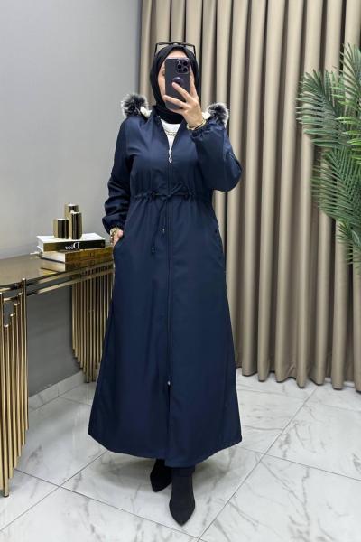 Kışlık Parka Mont Lacivert  Lacivert