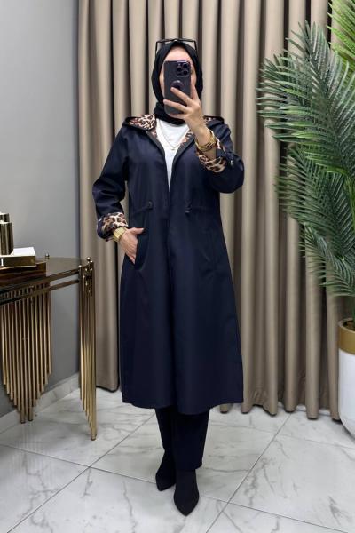 Leopar Trenç Lacivert Lacivert