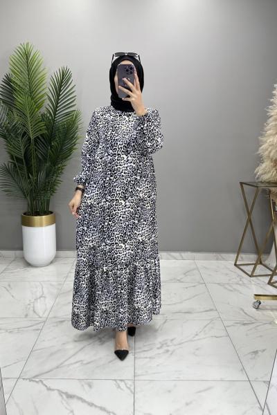 Meltem Elbise Siyah Siyah