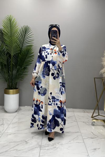 Mercan Elbise Lacivert Lacivert