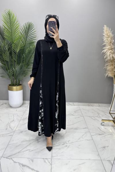 Meryem Elbise Siyah Siyah