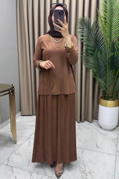 Nadide Takım Kahve Kahverengi