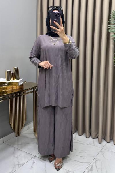 Nazan Takım Gri Gri