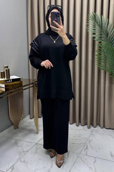 Nergis Oysho Takım Siyah Siyah