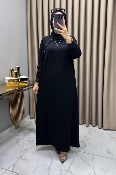 Özlem Elbise Siyah  Siyah