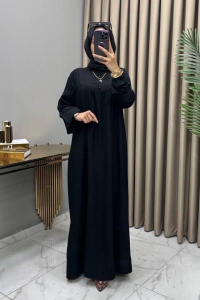 Robadan Elbise Siyah Siyah