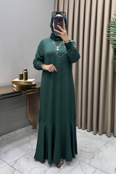 Seven Abiye Elbise Zümrüt Zümrüt