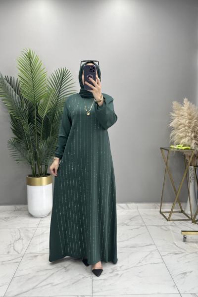 Sezen Abiye Elbise Zümrüt Zümrüt