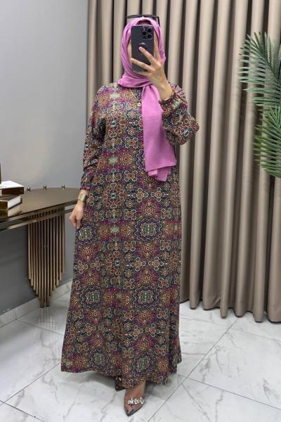 Sıla Elbise Mor Mor