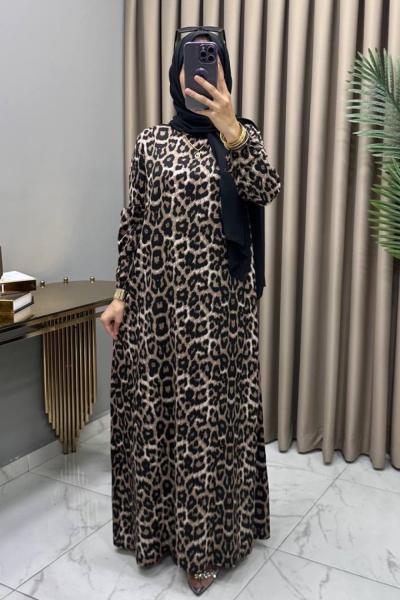 Sıla Elbise Leopar Leopar