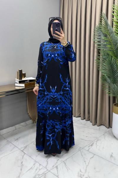 Şimşek Elbise Siyah Siyah