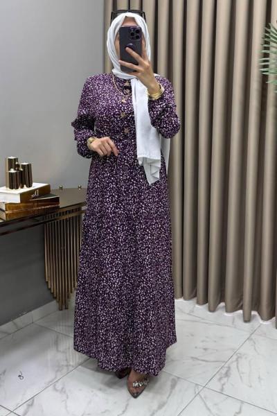 Şirin Elbise Mürdüm Mürdüm