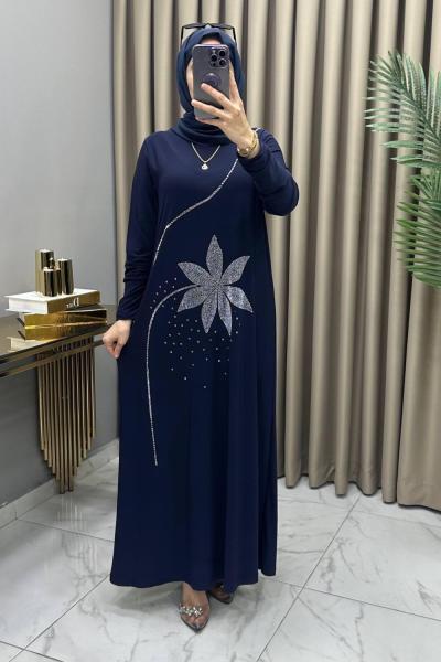 Tanem Abiye Elbise Lacivert Lacivert