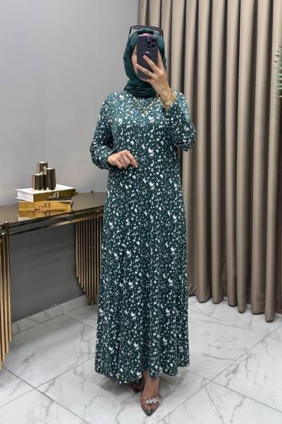 Tuğba Elbise Zümrüt  Zümrüt