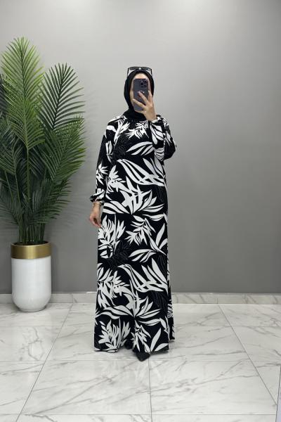 Yasemin Elbise Siyah Siyah