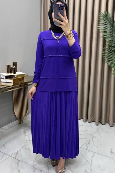 Zennur Takım Mor Mor