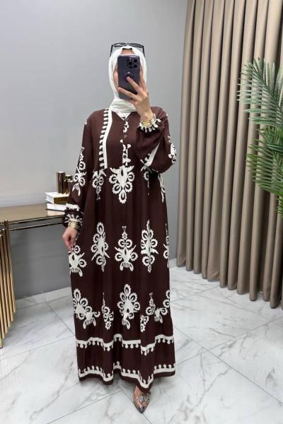 Zilan Elbise Kahve Kahverengi