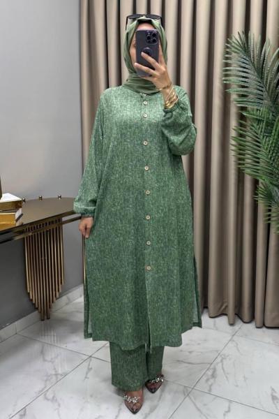 Zühre Takım Yeşil Yeşil