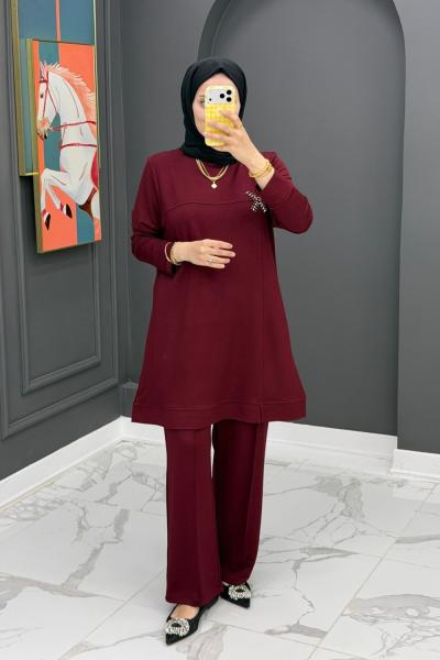 Alara Takım-Bordo Bordo